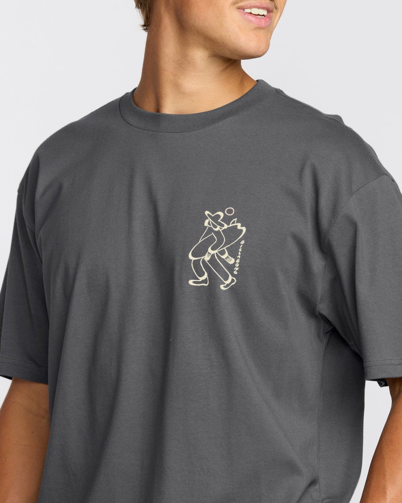 Up The Beach Regular Short Sleeve T-Shirt - Char