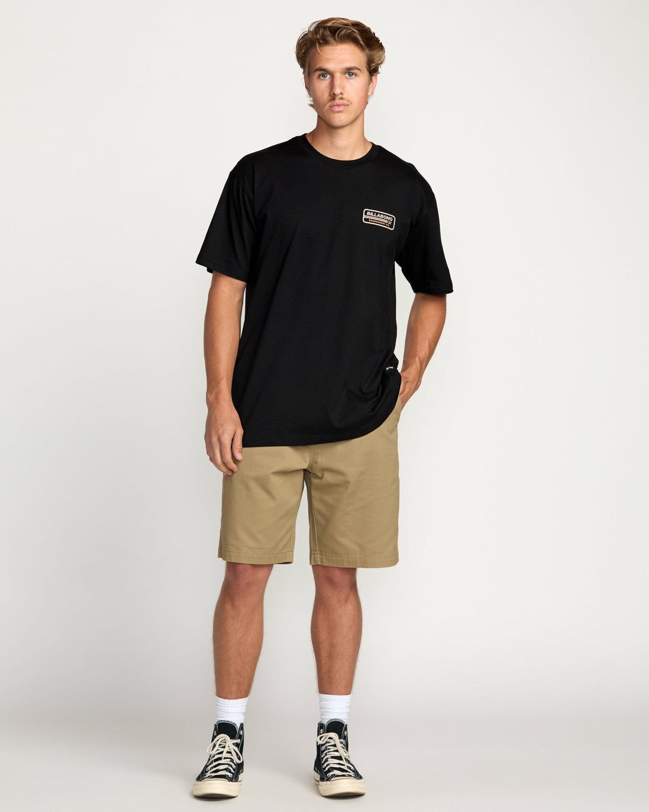 Walled Regular Tee - Black
