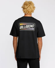 Walled Regular Short Sleeve T-Shirt - Black