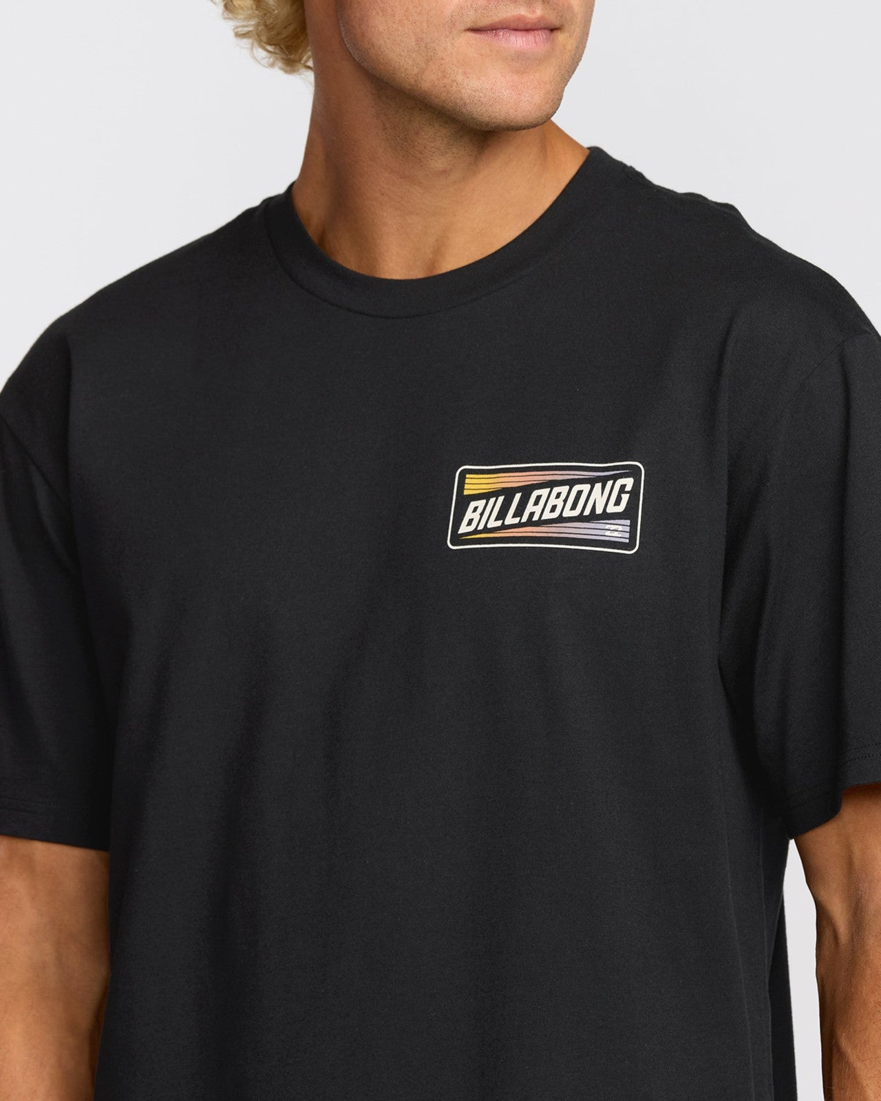 Walled Regular Short Sleeve T-Shirt - Black