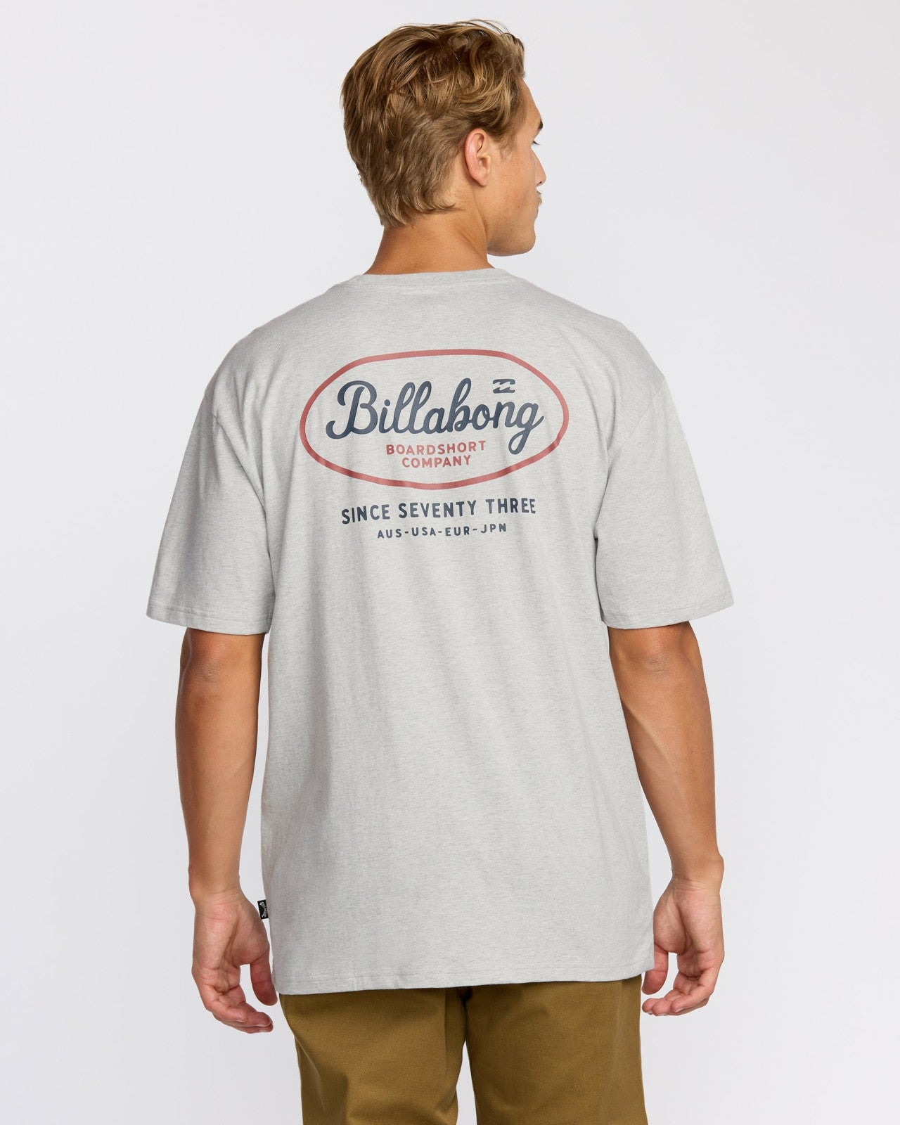Walled Regular Short Sleeve T-Shirt - Lt Grey Htr