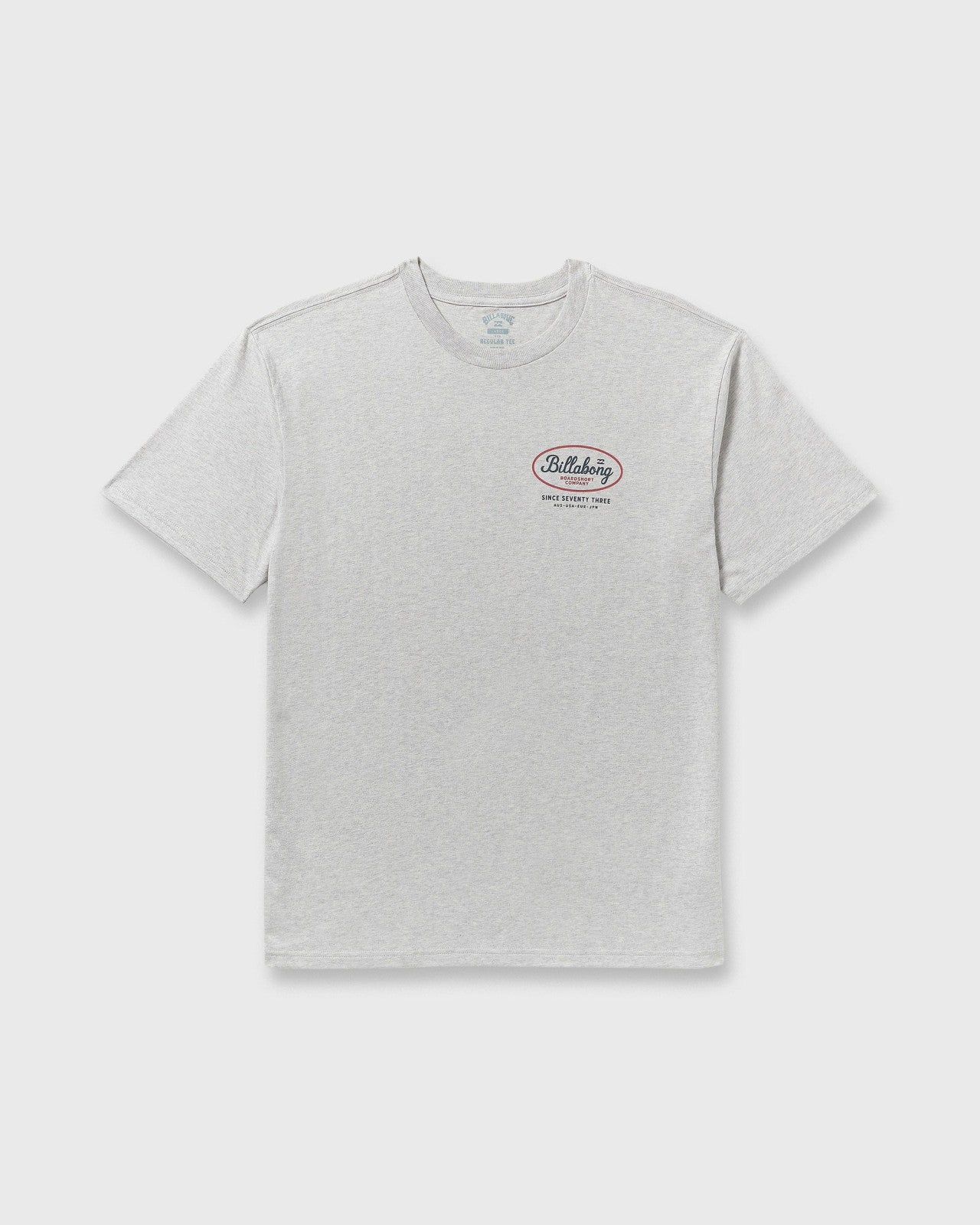 Walled Regular Short Sleeve T-Shirt - Lt Grey Htr
