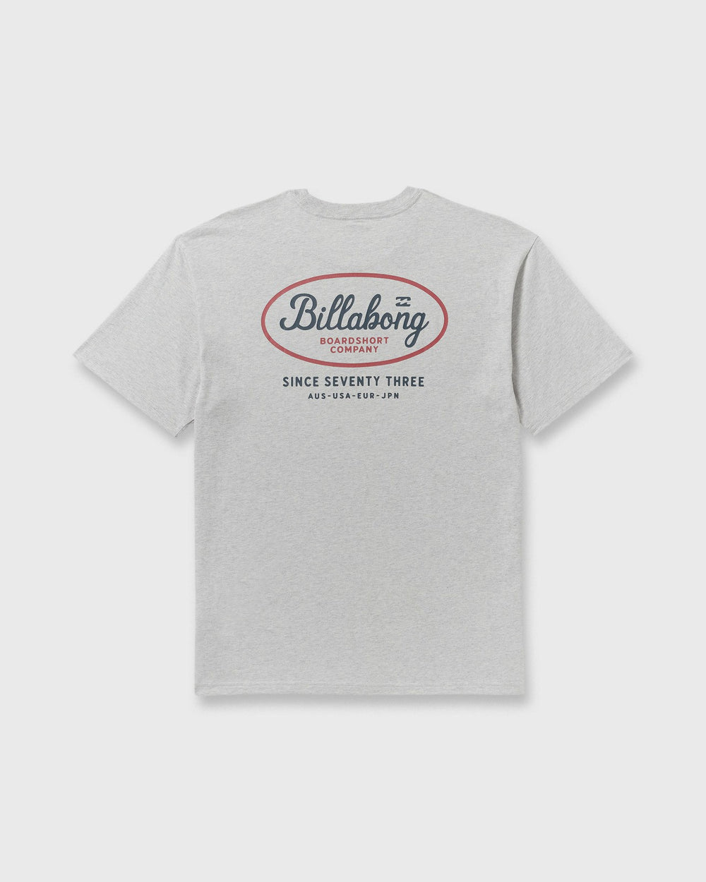 Walled Regular Short Sleeve T-Shirt - Lt Grey Htr