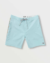 Wategos Lo Tide 19" Boardshorts - Dusty Blue