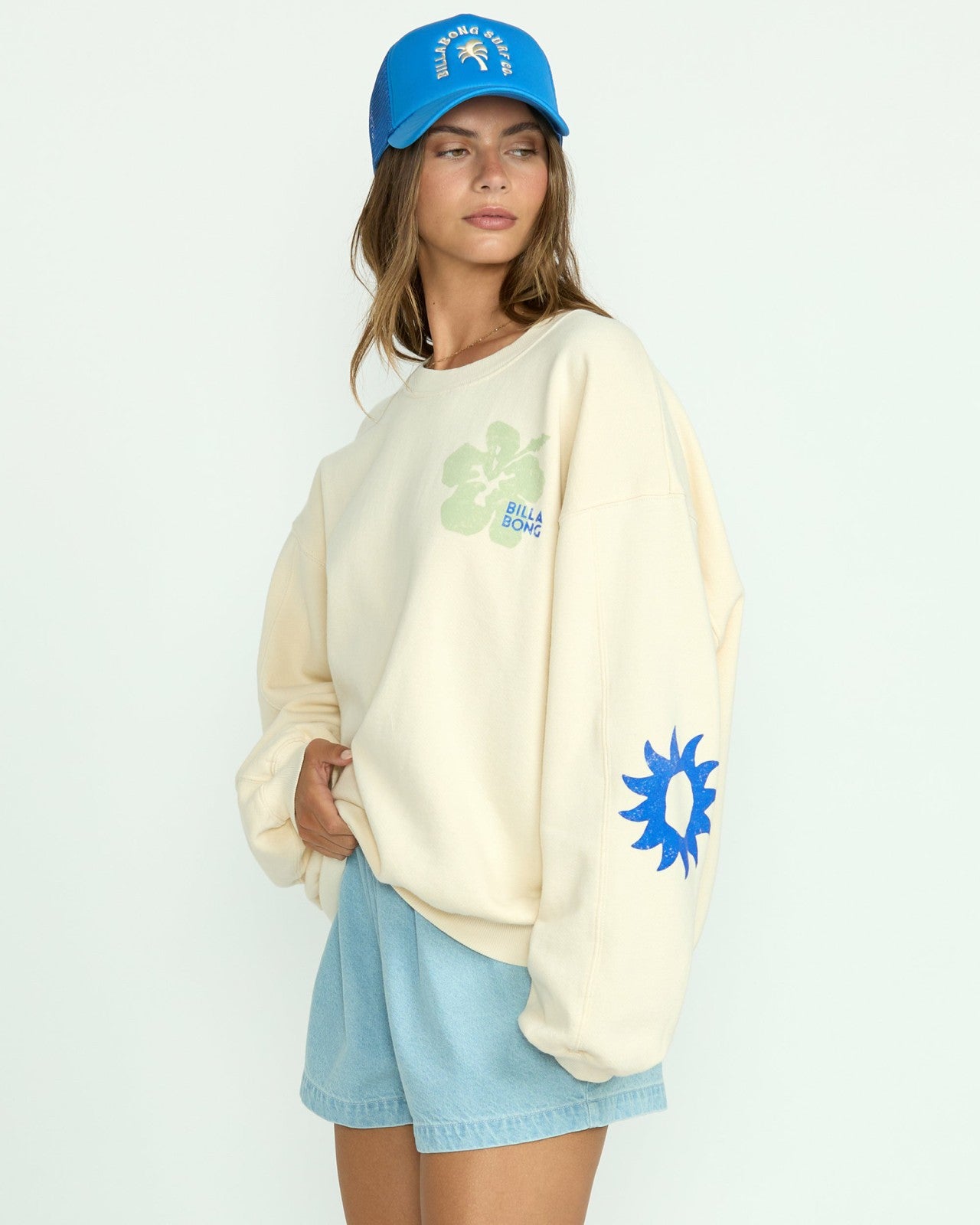 Water Signs Kendal Crewneck Sweatshirt - Whitecap