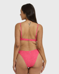 Were Wild Demi Underwire Bikini Top - Paradise Pink