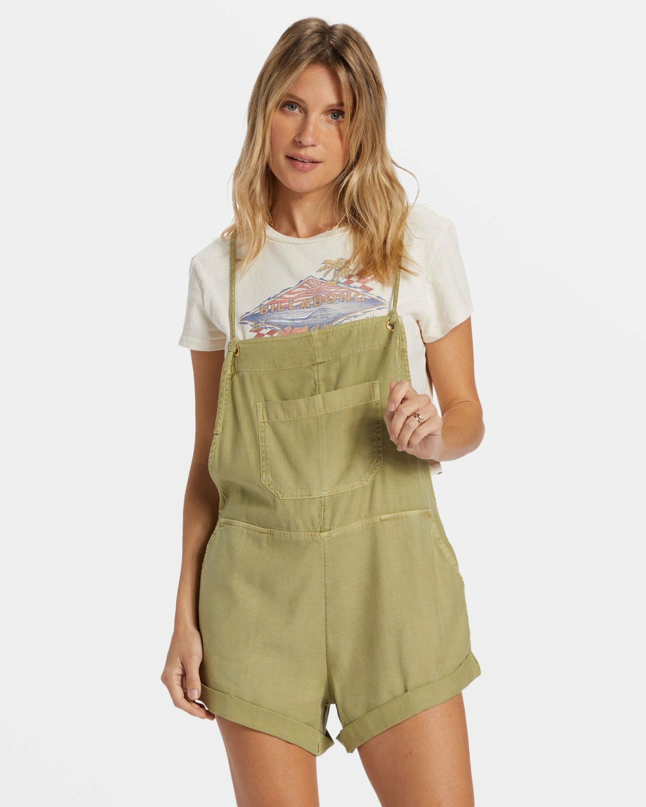 Wild Pursuit Romper - Avocado