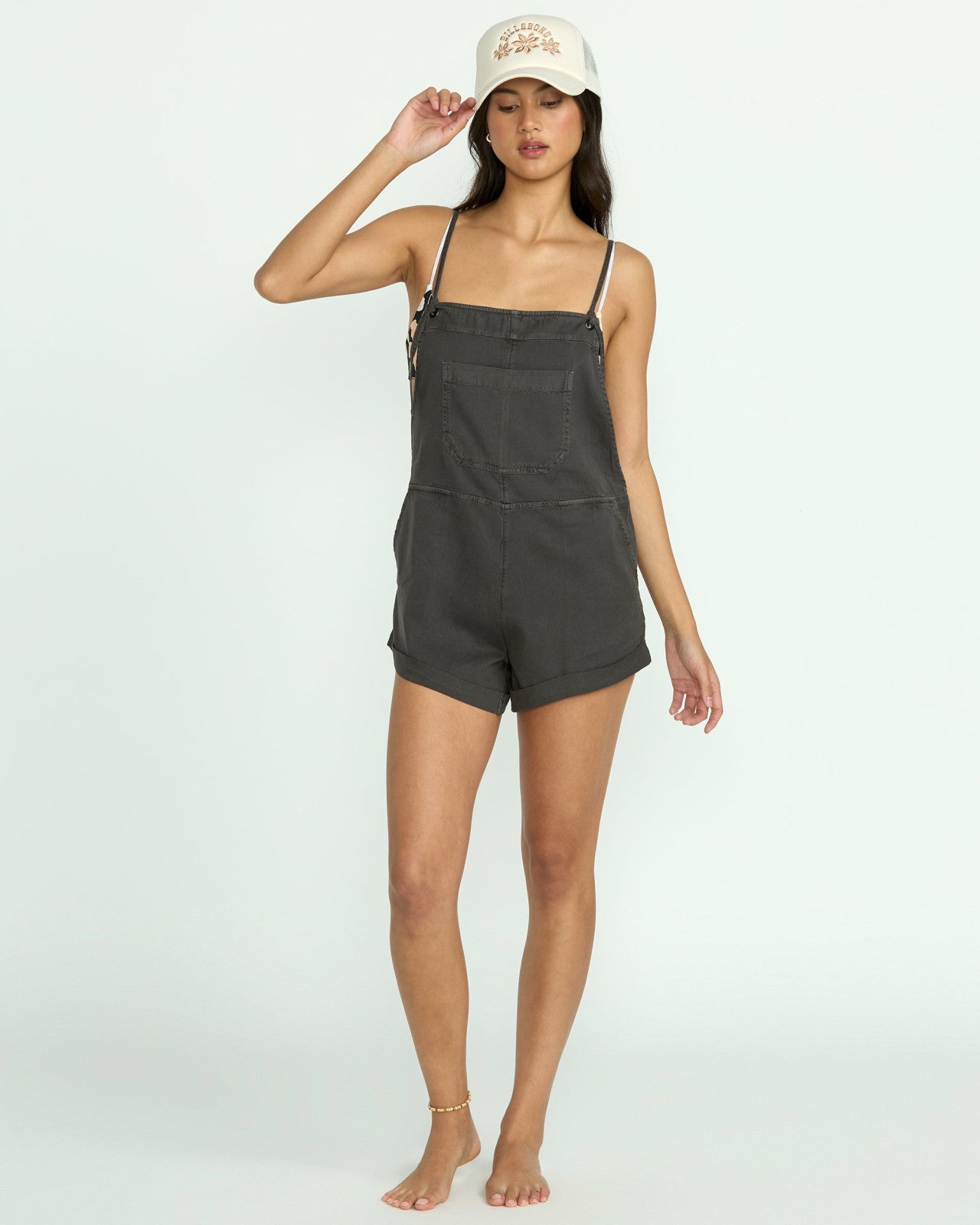Wild Pursuit Romper - Off Black