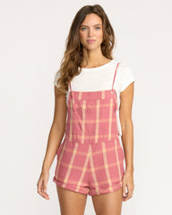 Wild Pursuit Romper - Plaid