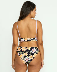 Twin Sol Reversible V Neck Cami Bikini Top - Multi