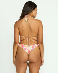 Tropic Wave Reversible Tanga Bikini Bottom - Multi