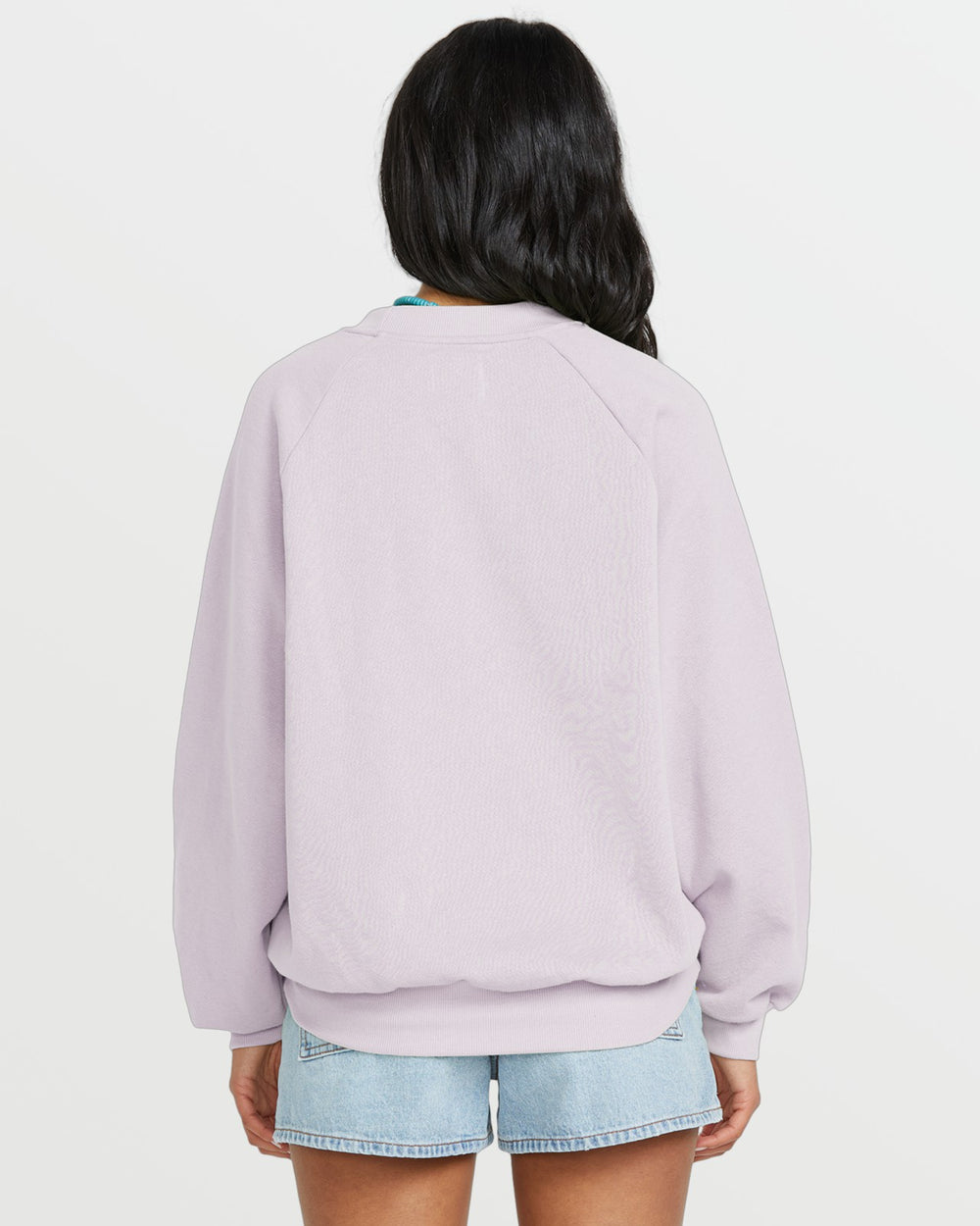 The Waves Crew Sweatshirt - Amethyst Smoke