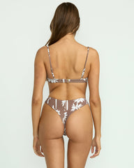 Sunset Canyon Tanga Bikini Bottom - Nutmeg