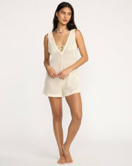 Steller Time Romper - Whitecap