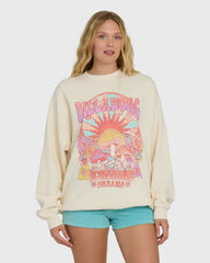 Ride In Crewneck Sweatshirt - Whitecap