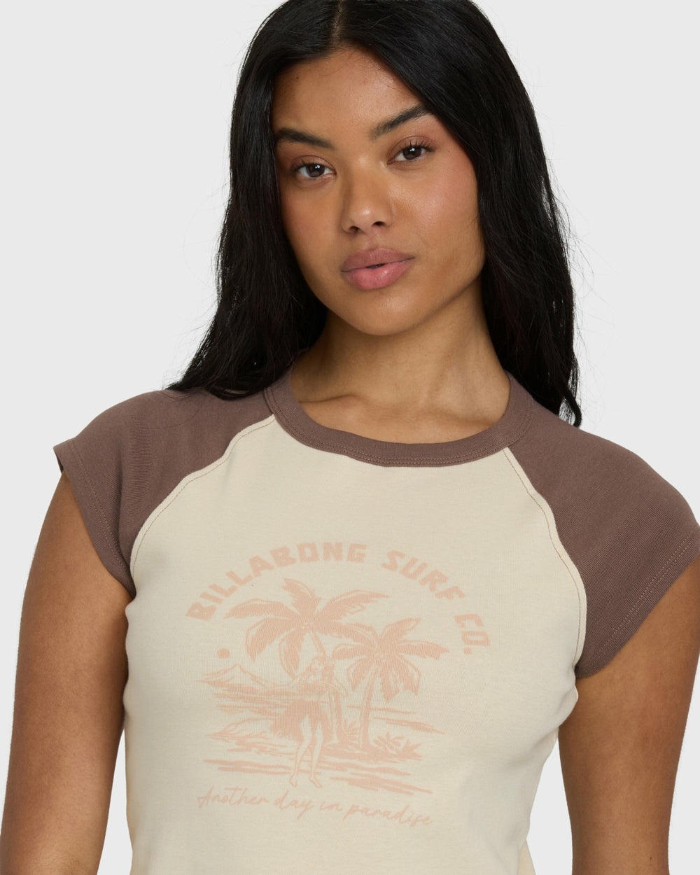 Paradise Raglan Short Sleeve T-Shirt - Kona