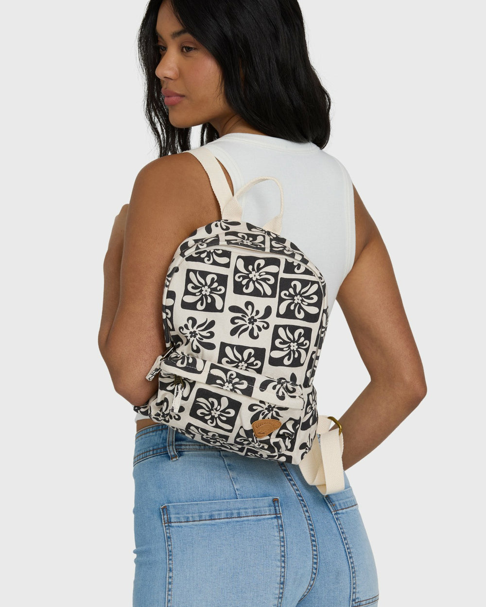 Mini Mama Backpack - Black Sands
