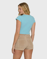 Desert Bound Short Sleeve T-Shirt - Laguna Blue