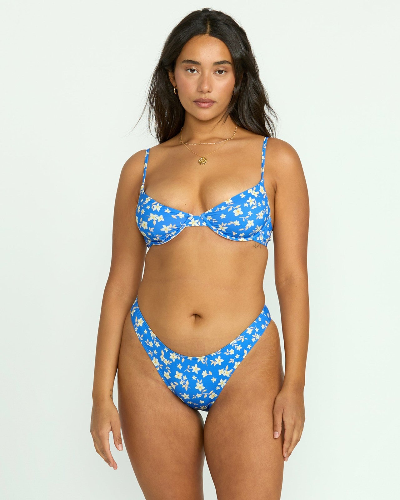 Another Tide Demi Underwire Bikini Top - True Blue